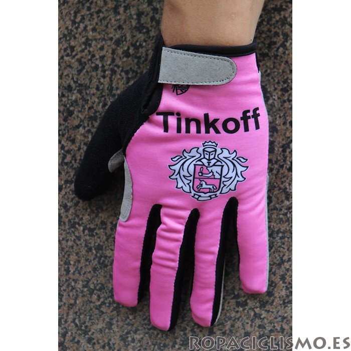 2020 Tinkoff Guantes Largos Rosa